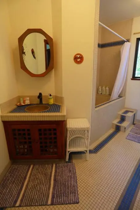 Holiday home Kehena Black Sand Beach House - Ocean View Swim Spa Pahoa