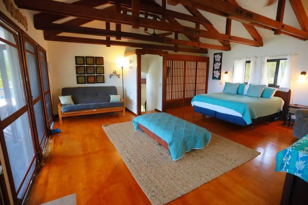 Holiday home Kehena Black Sand Beach House - Ocean View Swim Spa Pahoa
