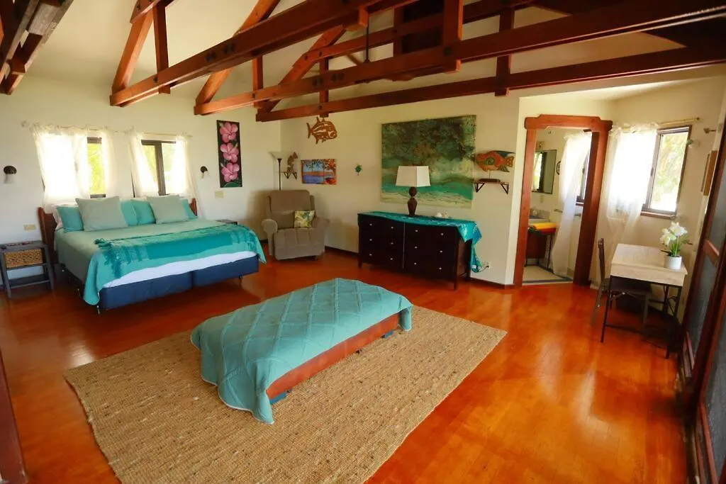 Holiday home Kehena Black Sand Beach House - Ocean View Swim Spa Pahoa